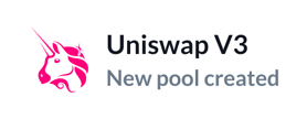 Uniswap V3: New pool created